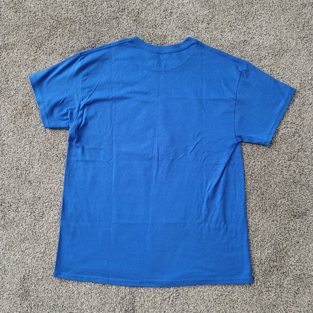 Disney Mickey Mouse Patriotic Blue T-Shirt With American Flag Design Size Large - Picture 2 of 7